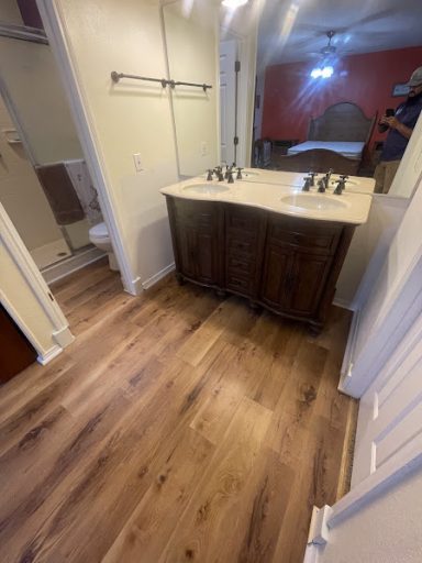 New vanity installation in bathroom of San Angelo, TX home. New vanity installation in bathroom of San Angelo, TX home.
